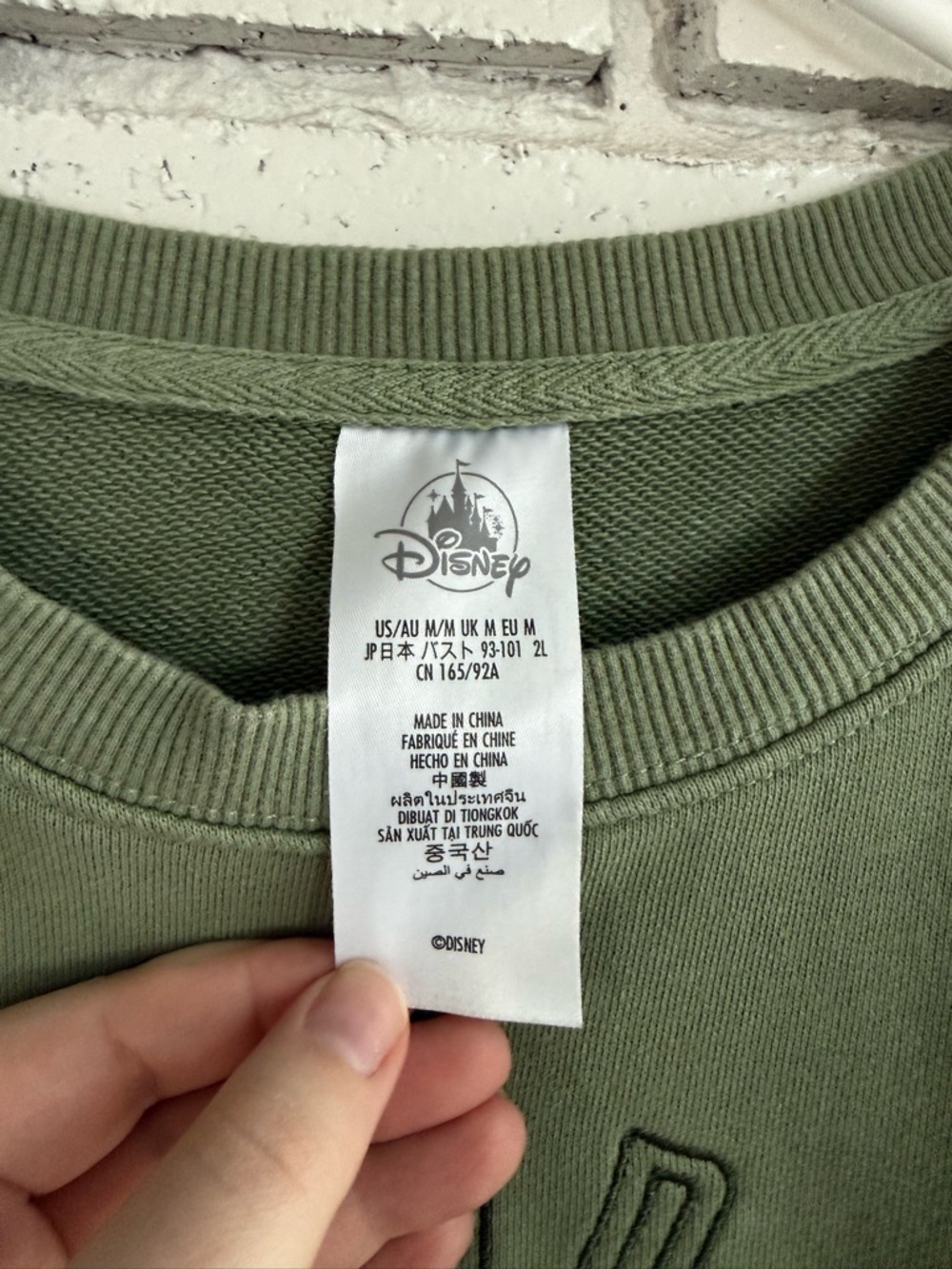 Disneyland Resort Crewneck Sweatshirt Castle Graphic Happiest Place on Earth - Picture 7 of 11